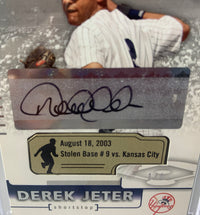 Derek Jeter autographed signed Card 1/1 NY Yankees 2004 SP Authentic Upper Deck - JAG Sports Marketing