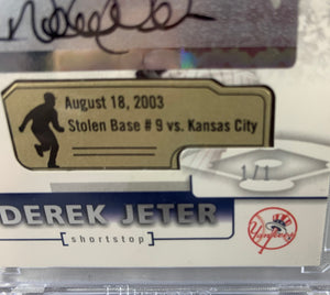 Derek Jeter autographed signed Card 1/1 NY Yankees 2004 SP Authentic Upper Deck - JAG Sports Marketing