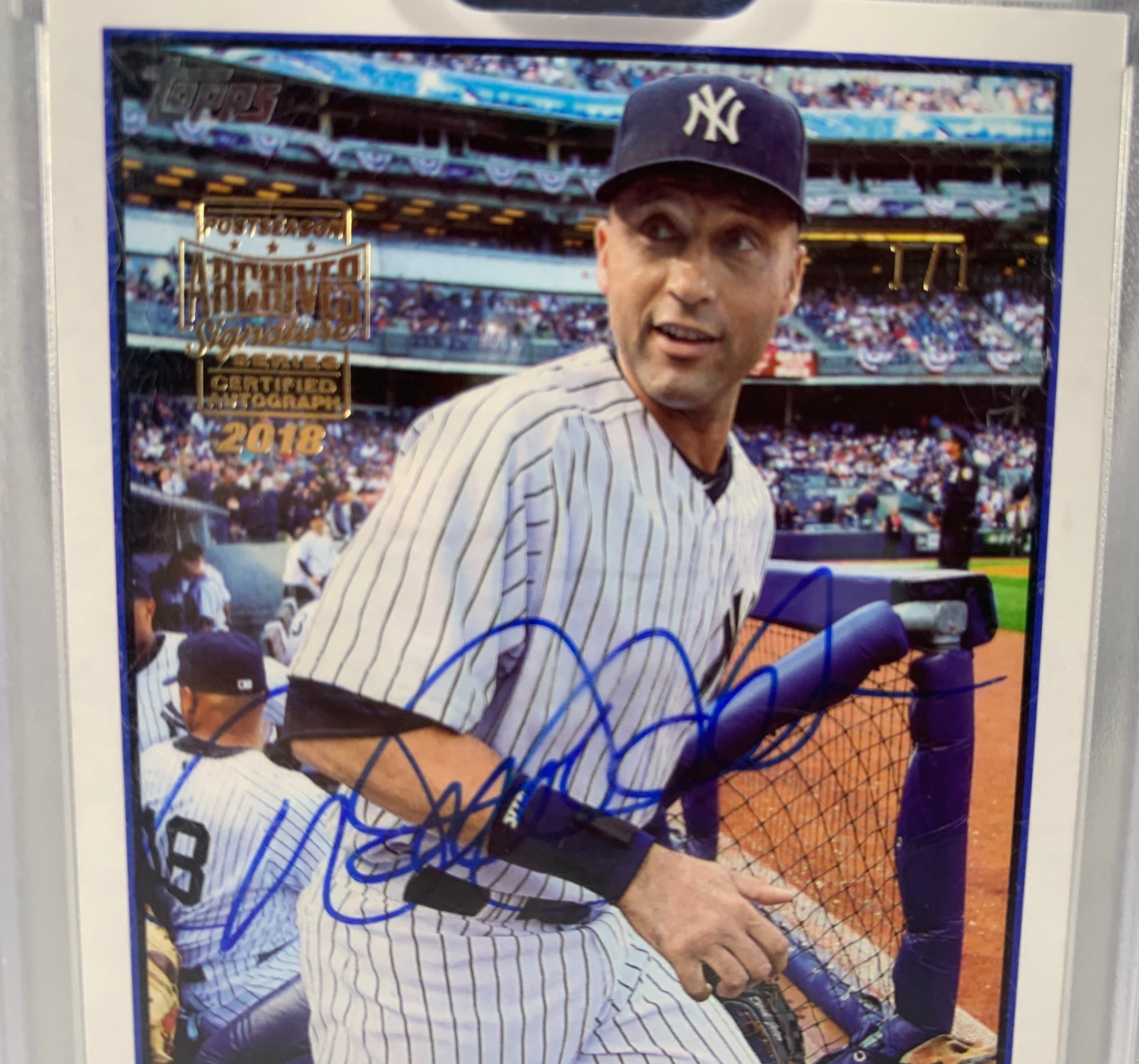 Derek Jeter autographed signed Card 1/1 NY Yankees 2020 Topps Archives –  JAG Sports Marketing