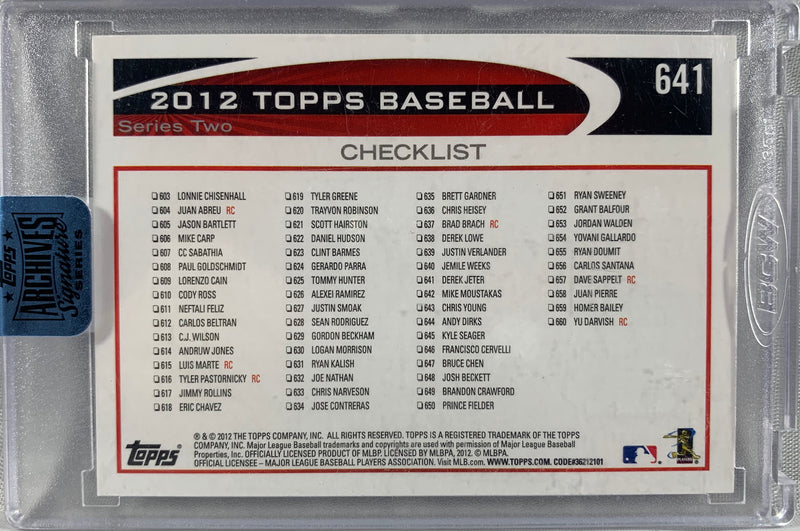 Derek Jeter autographed signed Card 1/1 NY Yankees 2020 Topps Archives Series - JAG Sports Marketing