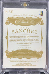 Gary Sanchez autographed signed Card 1/1 New York Yankees 2018 Panini Flawless - JAG Sports Marketing
