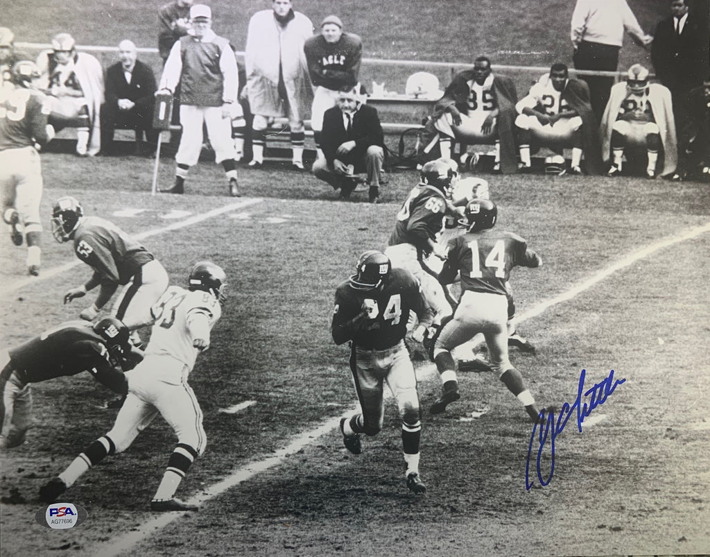 YA Tittle autographed signed 11x14 photo NFL New York Giants PSA COA HOF - JAG Sports Marketing