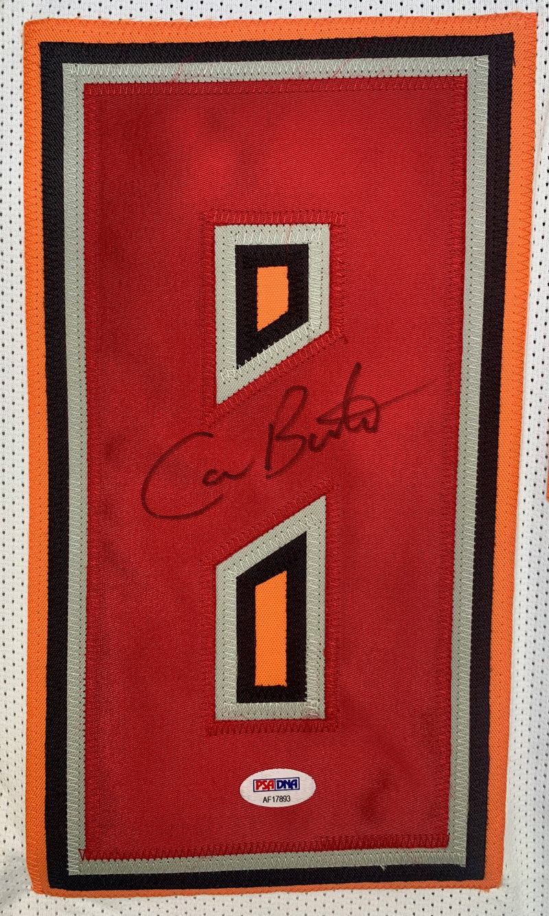 CAMERON BRATE SIGNED CUSTOM WHITE PRO STYLE AUTOGRAPHED JERSEY PSA COA