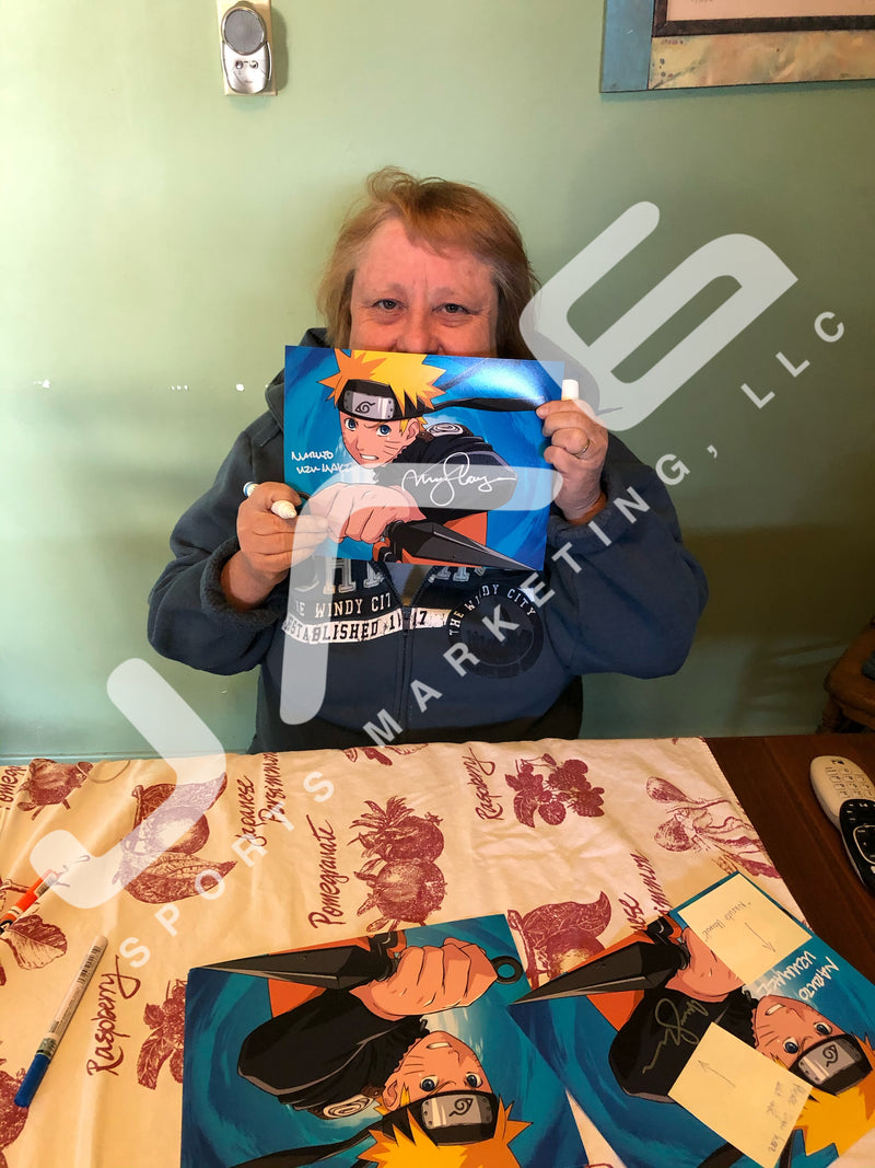 Maile Flanagan Naruto autographed inscribed 8x10 photo PSA COA Naruto Shippuden - JAG Sports Marketing