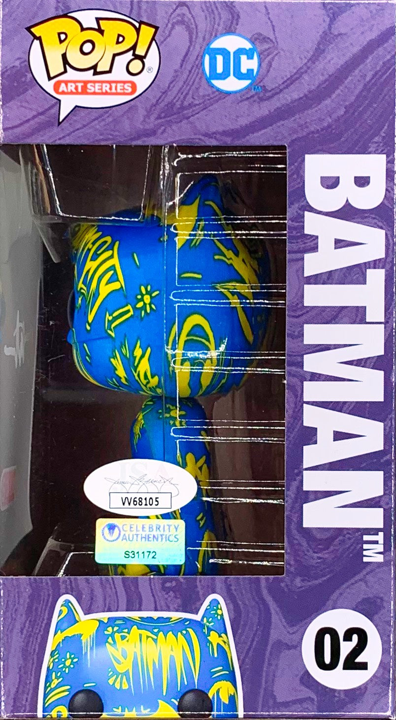 Val Kilmer autographed signed Funko Pop #02 Batman JSA COA Art Series Exclusive