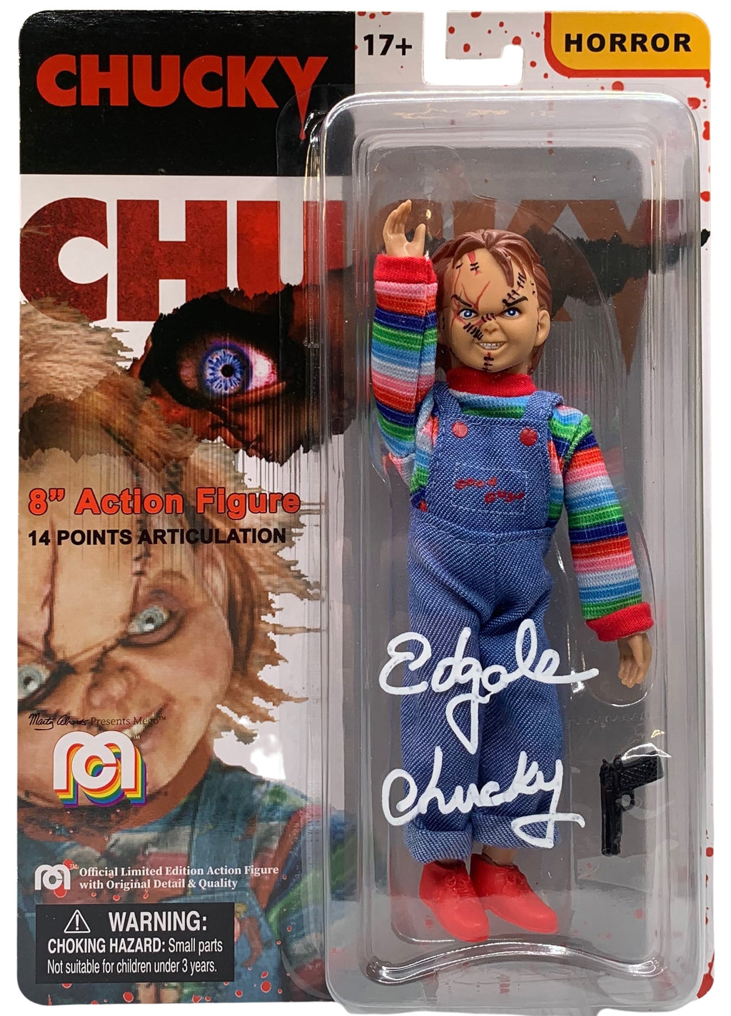 Ed Gale autographed signed inscribed Chucky Action Figure JSA COA
