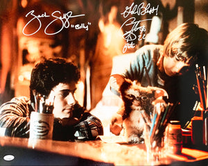 Corey Feldman Zach Galligan signed inscribed 16x20 photo Gremlins JSA Witness