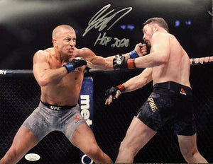 Georges St-Pierre autographed signed inscribed 11x14 photo UFC JSA Witness