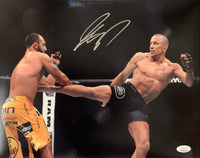 Georges St-Pierre autographed signed 11x14 photo UFC JSA Witness