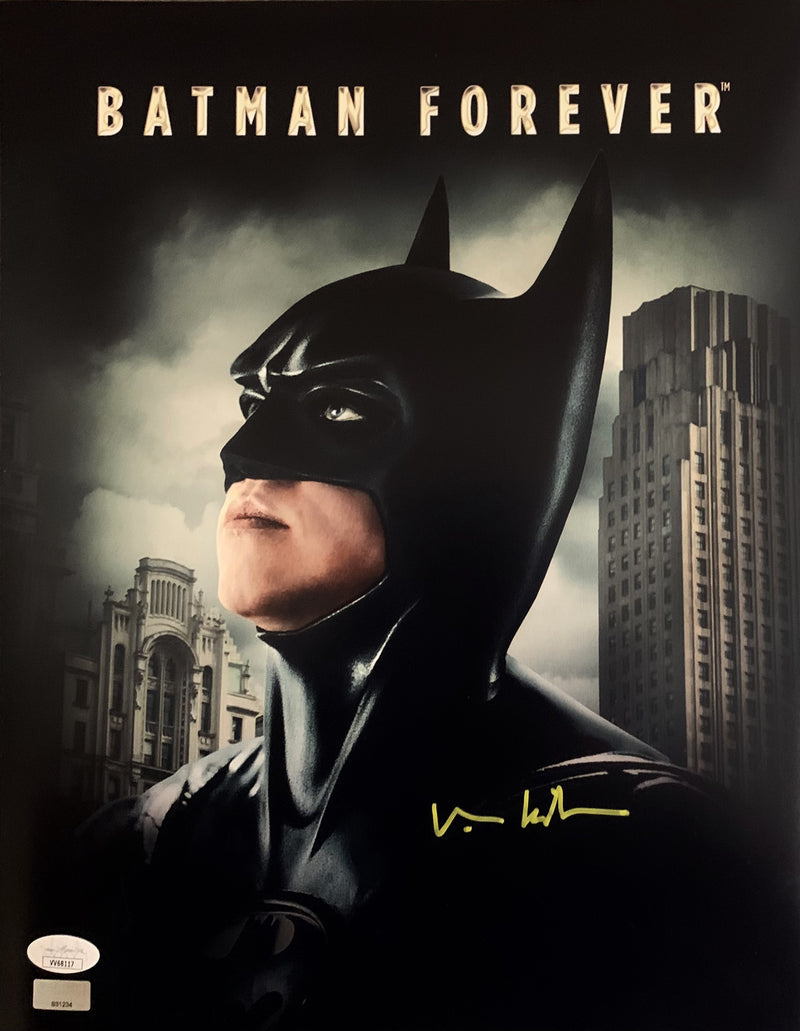 Val Kilmer autographed signed 11x14 photo Batman Forever JSA COA Tombstone