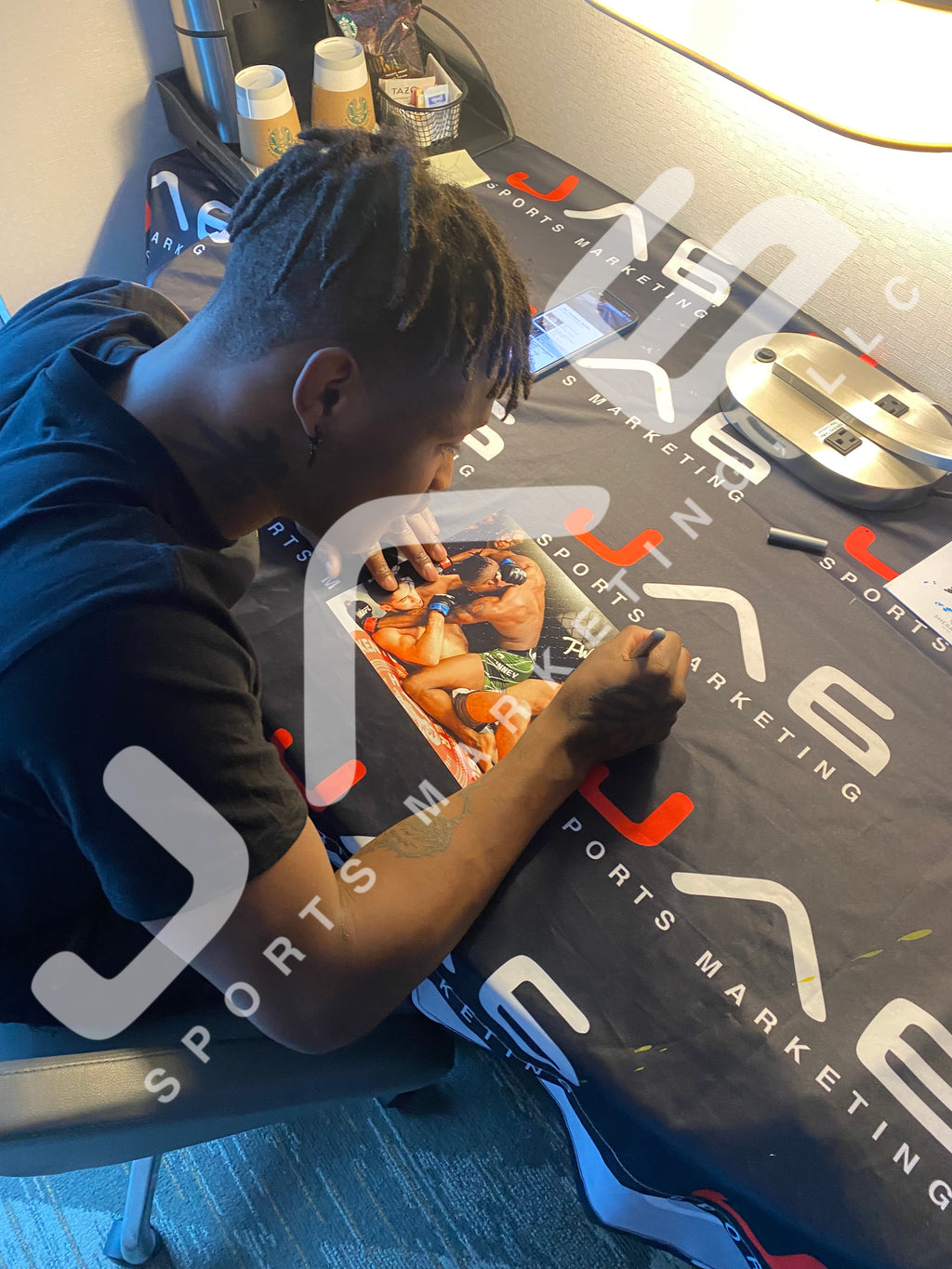 Terrence McKinney autographed signed 8x10 photo UFC JSA COA MMA