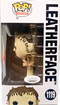 Tom Morga autographed signed Funko Pop #1150 Texas Chainsaw Massacre JSA Witness