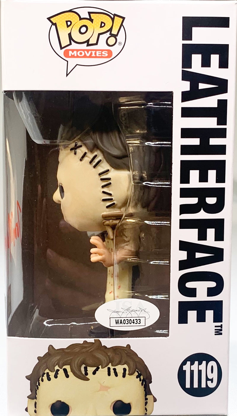 Tom Morga autographed signed Funko Pop #1150 Texas Chainsaw Massacre JSA Witness
