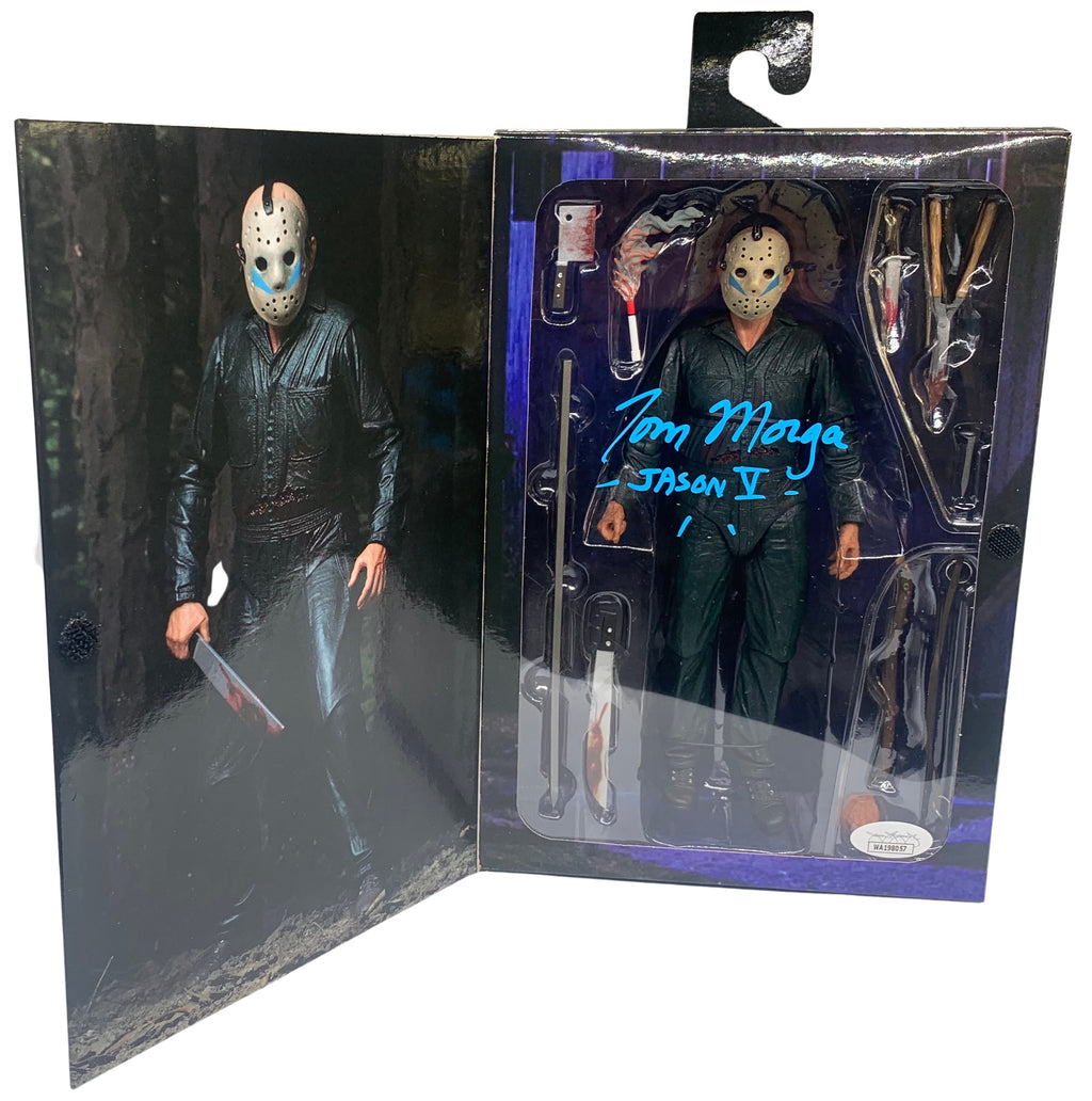 Tom Morga autographed signed inscribed NECA figure Firday the 13th JSA Witness