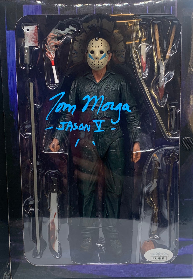 Tom Morga autographed signed inscribed NECA figure Firday the 13th JSA Witness