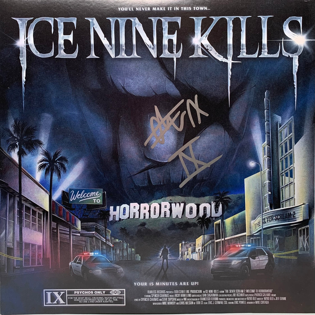 Spencer Charnas signed inscribed Vinyl Record Cover Ice Nine Kills JSA Witness