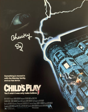 Ed Gale autographed signed Child's Play 11x14 photo PSA Witness Chucky - JAG Sports Marketing