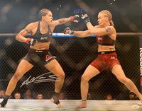 Amanda Nunes autographed signed UFC 16x20 photo JSA COA Valentina Shevchenko