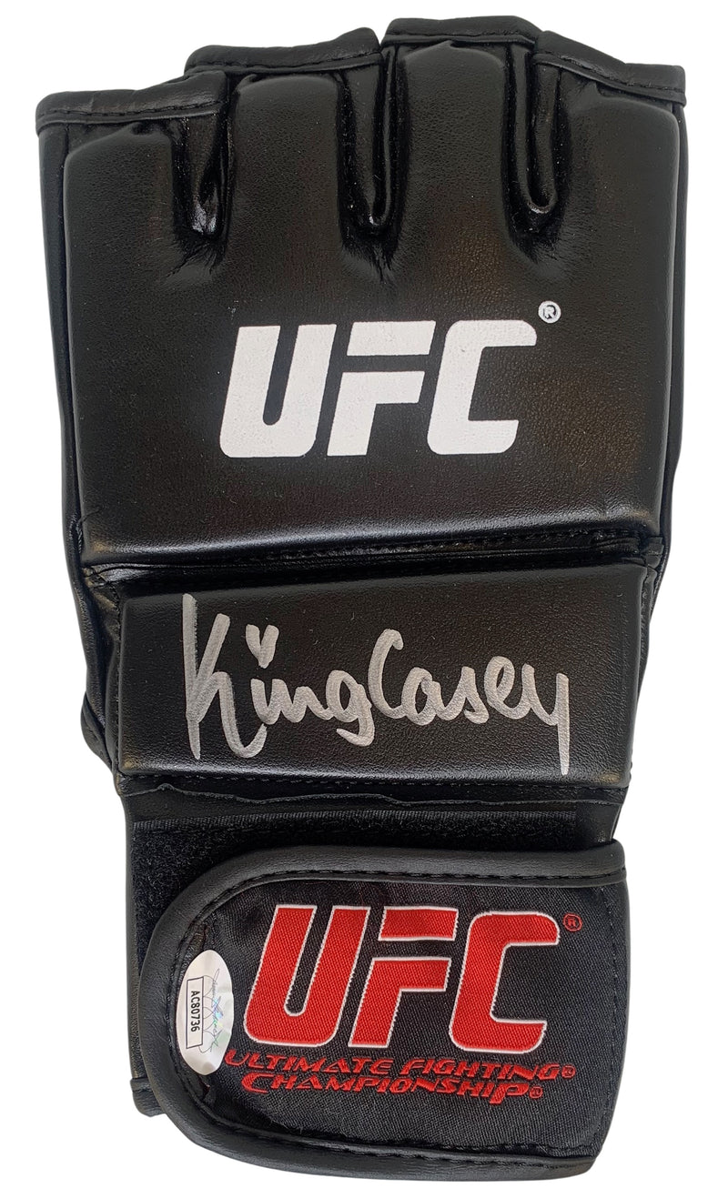 Casey O'Neill autographed signed glove UFC King Casey JSA COA MMA