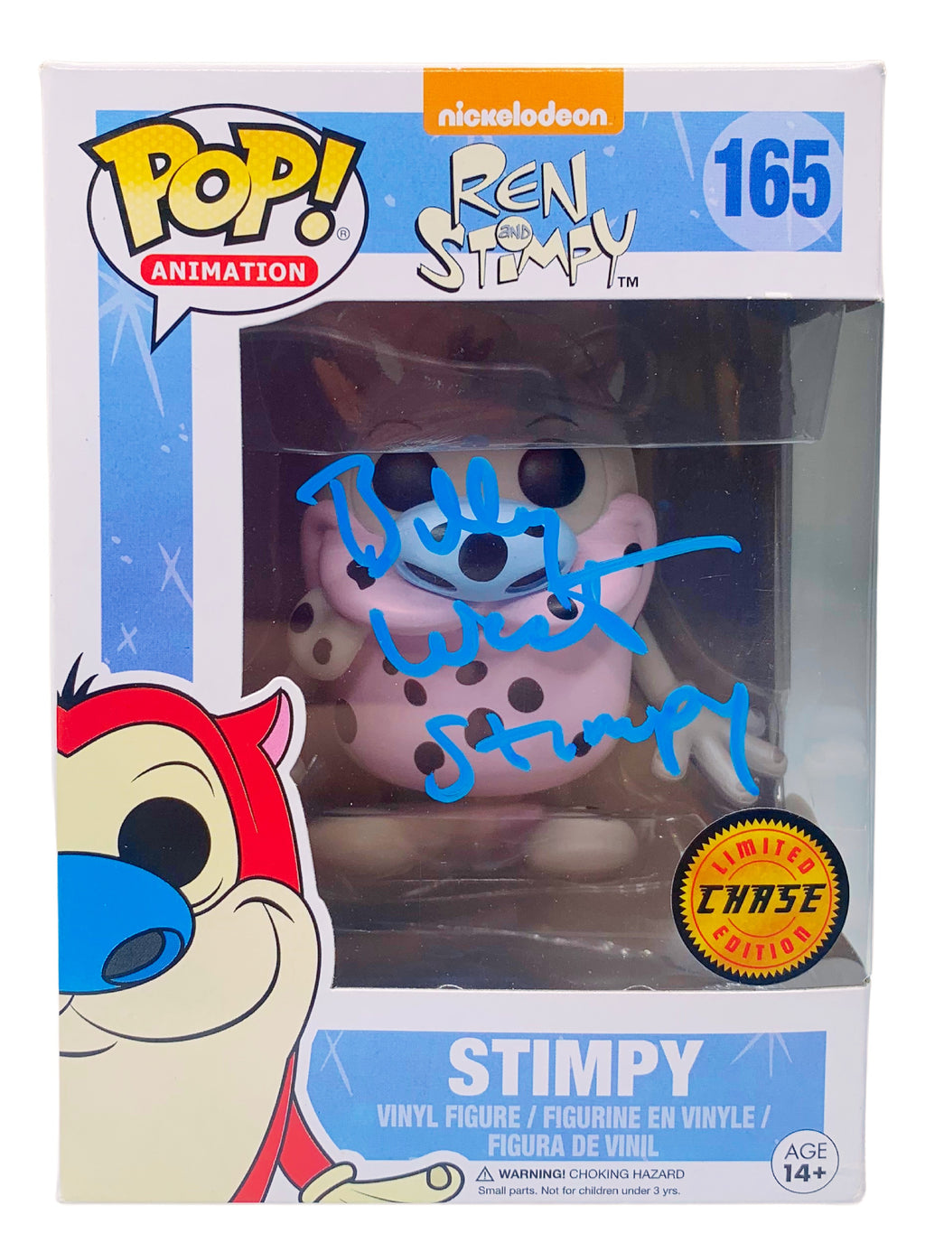 Billy West autographed signed inscribed Funko Pop JSA COA The Ren & Stimpy Show