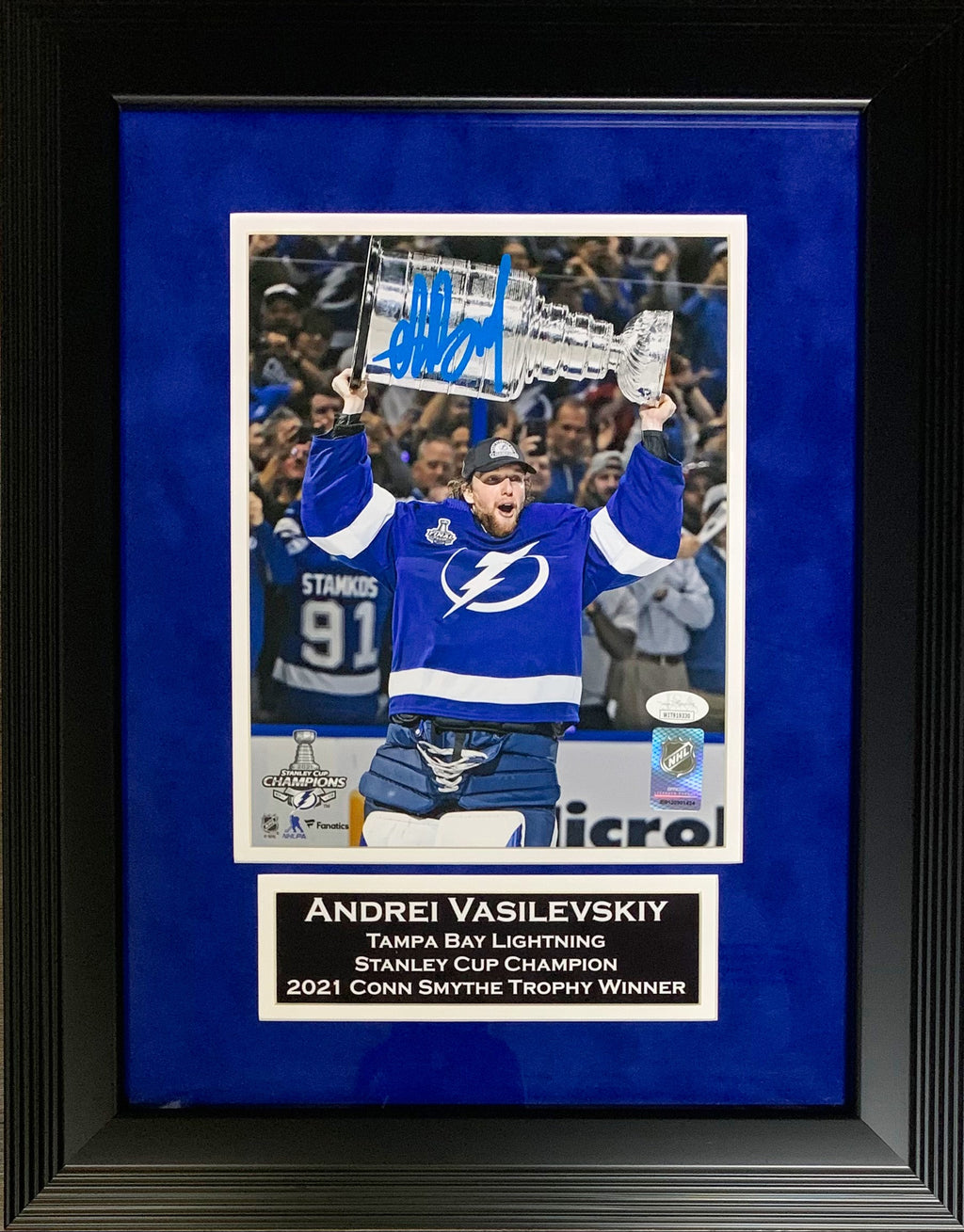 Andrei Vasilevskiy Autographed Tampa Bay Lightning Fanatics Jersey - NHL  Auctions