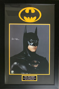Val Kilmer autographed signed framed 16x20 photo Batman Forever JSA Tombstone