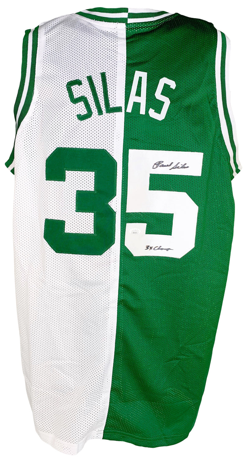 Paul Silas signed inscribed jersey NBA Boston Celtics JSA COA Denver Nuggets