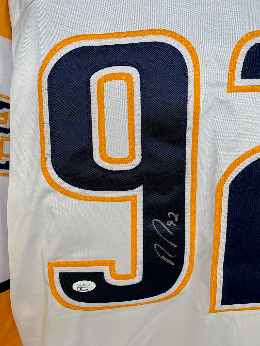 Ryan Johansen autographed signed jersey NHL Nashville Predators JSA COA