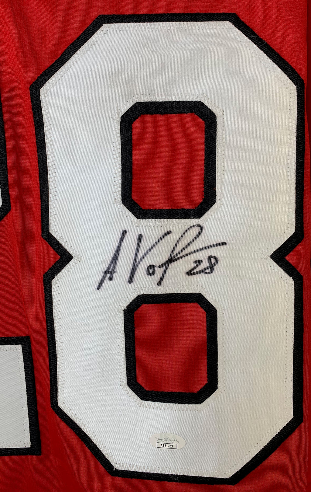 Anton Volchenkov autographed signed jersey NHL New Jersey Devils JSA COA