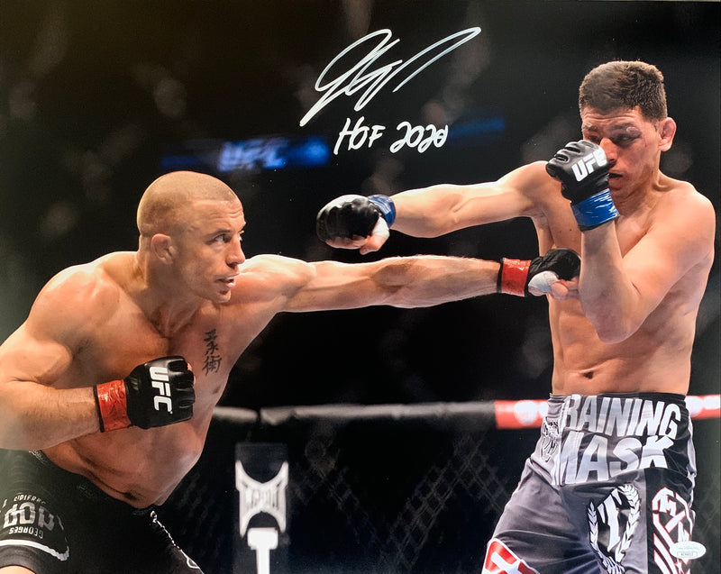 Georges St-Pierre autographed signed inscribed 16x20 photo UFC JSA Witness