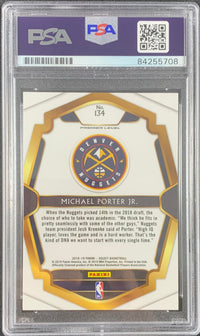 Michael Porter Jr. signed RC Panini Select #134 Denver Nuggets PSA Encapsulated - JAG Sports Marketing