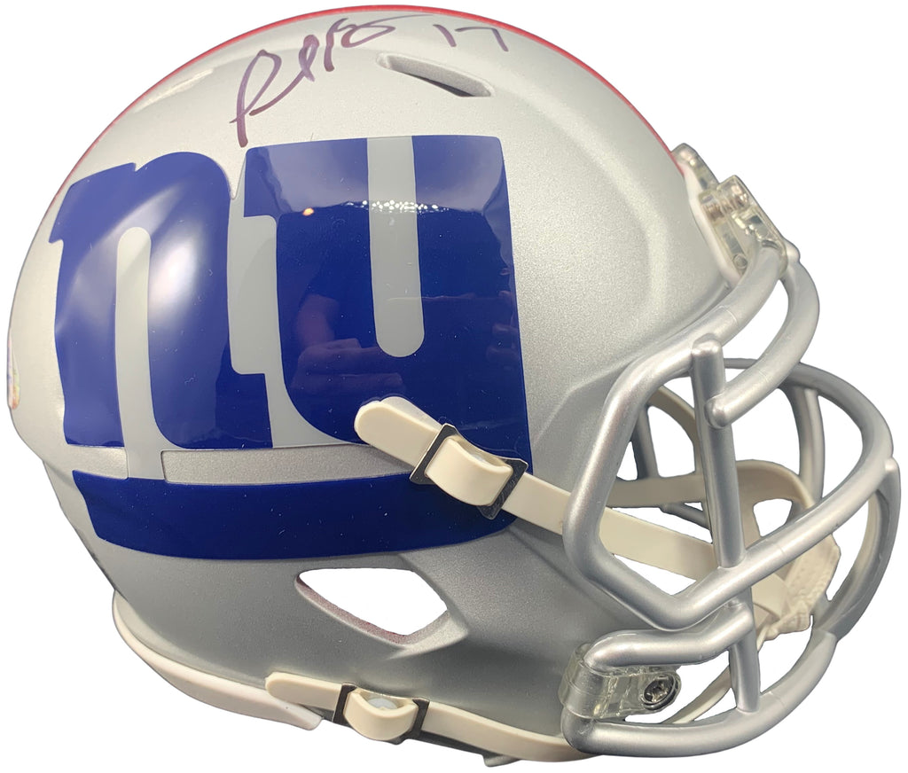 Plaxico Burress autographed inscribed AMP Mini Helmet New York Giants PSA COA - JAG Sports Marketing