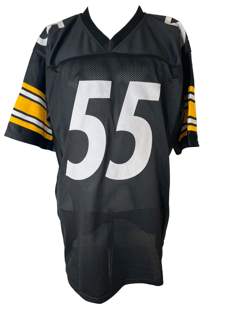 DEVIN BUSH AUTOGRAPHED SIGNED BLACK PRO STYLE JERSEY JSA COA