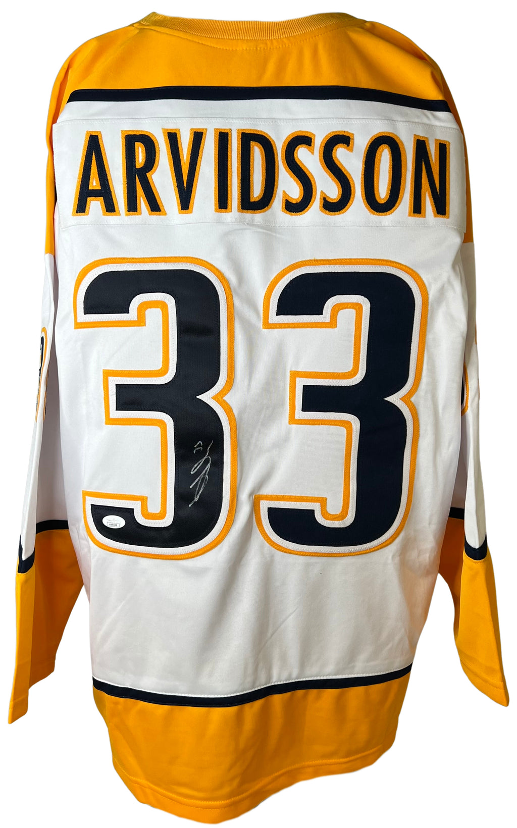 Viktor Arvidsson autographed signed jersey NHL Nashville Predators JSA COA