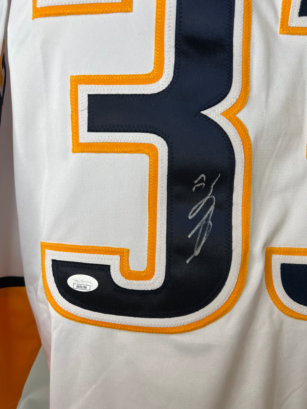 Viktor Arvidsson autographed signed jersey NHL Nashville Predators JSA COA
