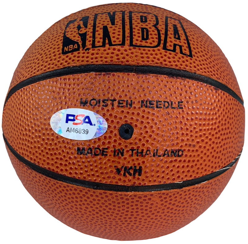 Allen Iverson autograph signed authentic mini basketball Philadelphia 76ers PSA - JAG Sports Marketing