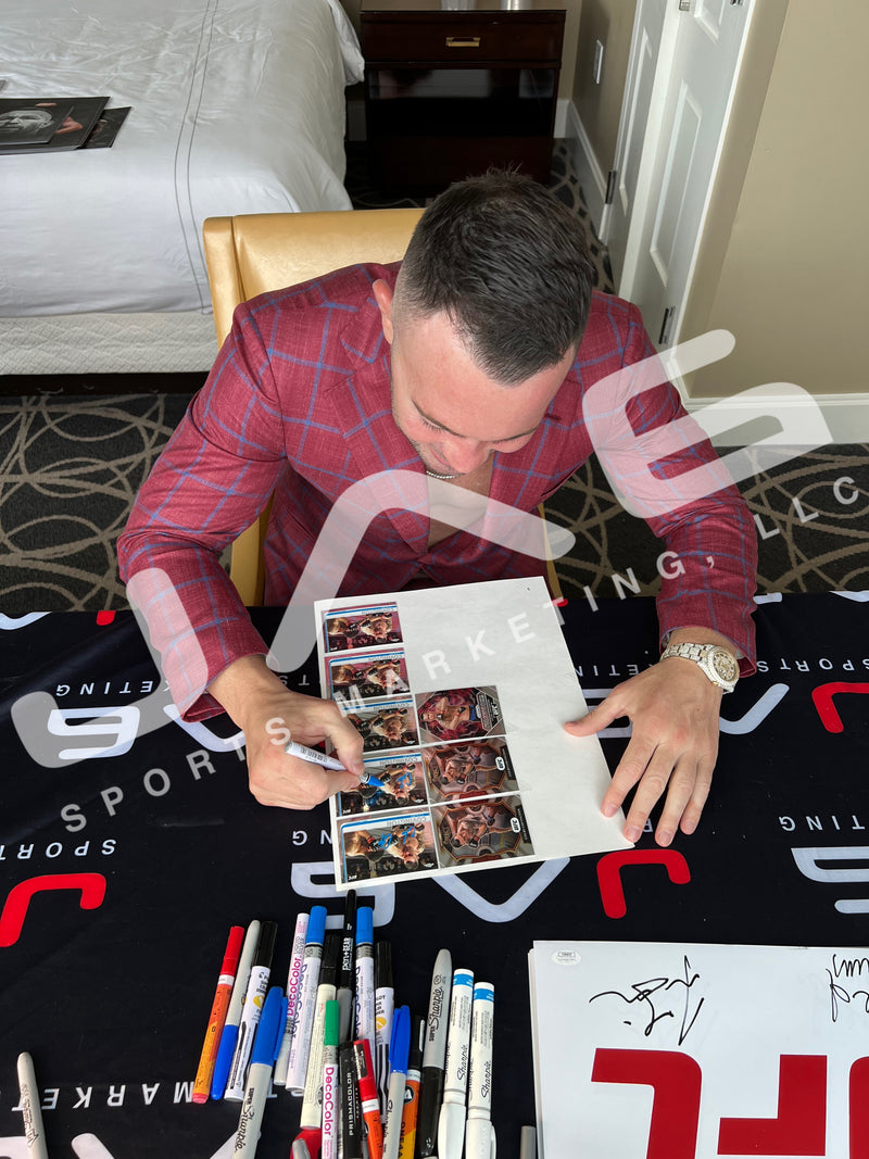 Colby Covington autographed 2021 Panini Prizm card #6 UFC PSA Encapsulated
