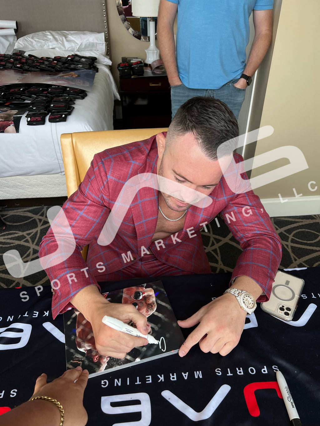 Colby Covington autographed signed 8x10 photo UFC JSA Witness Usman Masvidal