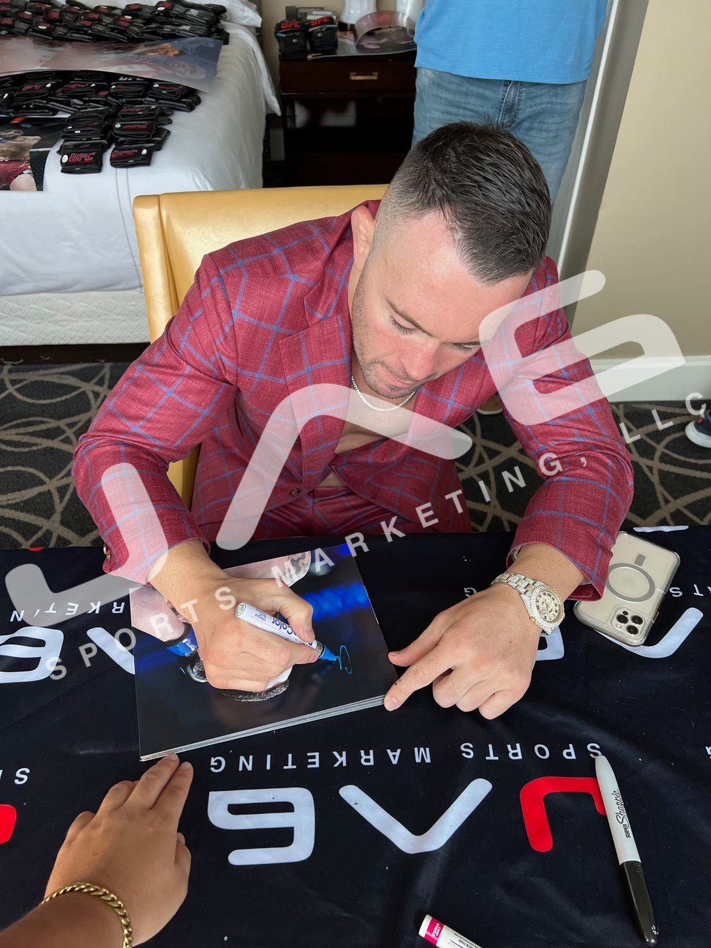 Colby Covington autographed signed 8x10 photo UFC JSA Witness Usman Masvidal