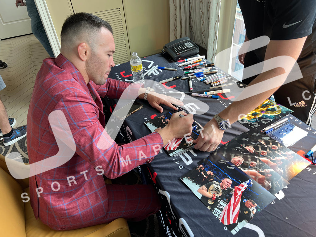 Colby Covington autographed signed 8x10 photo UFC JSA Witness Usman Masvidal