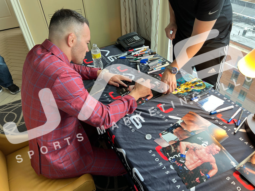 Colby Covington autographed signed 8x10 photo UFC JSA Witness Usman Masvidal