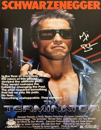 Michael Biehn autographed signed 11x14 photo The Terminator PSA COA Reese - JAG Sports Marketing