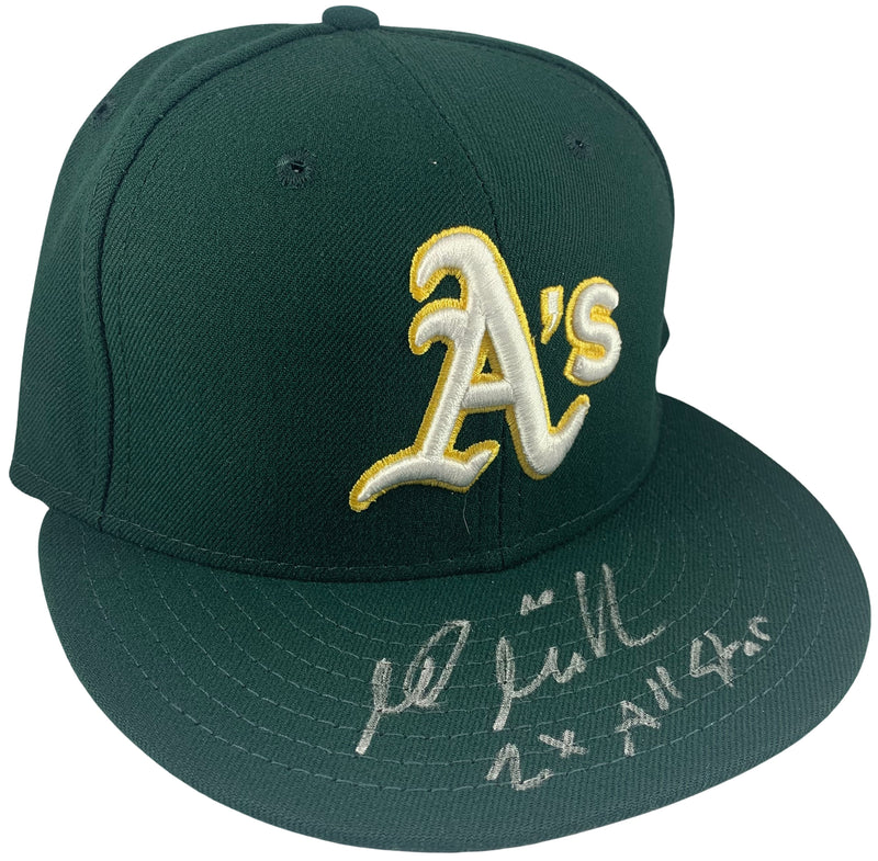 Mark Mulder autographed signed inscribed New Era Hat MLB Oakland Athletics PSA