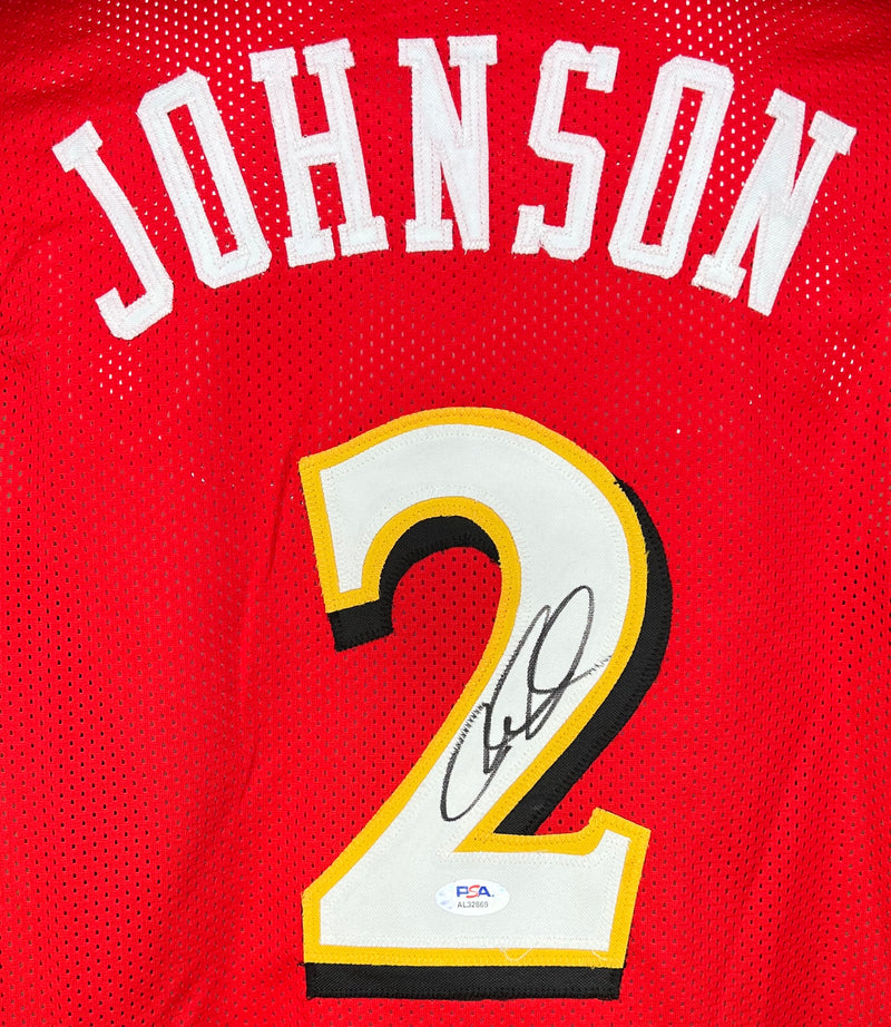 Joe Johnson autographed signed jersey NBA Brooklyn Nets PSA COA Atlanta Hawks