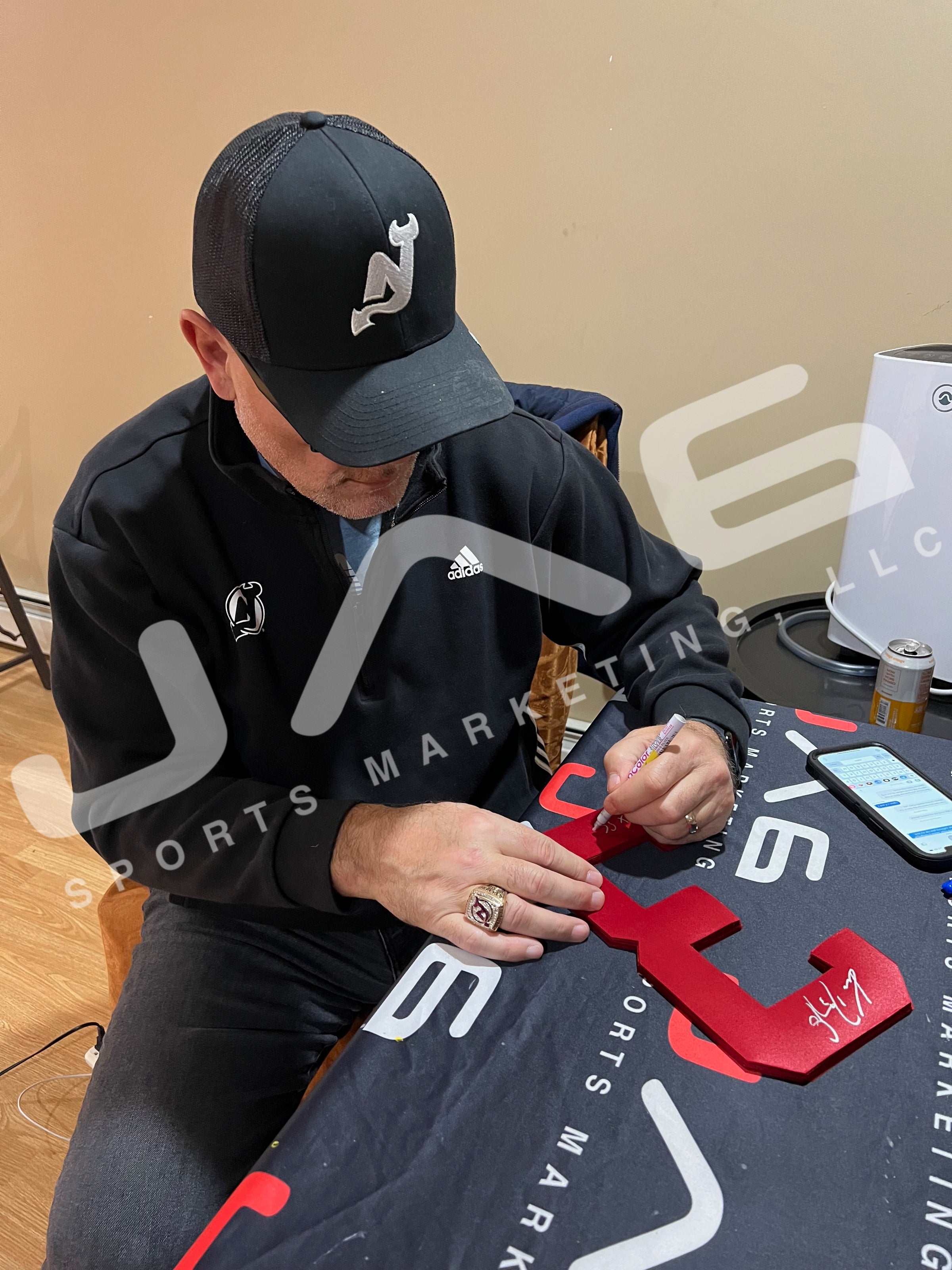 Ken Daneyko New Jersey Devils Autographed Signed Retro Fanatics Jersey