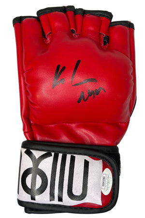 Kyle Hebert autographed signed inscribed Glove JSA COA Street Fighter Ryu Gohan