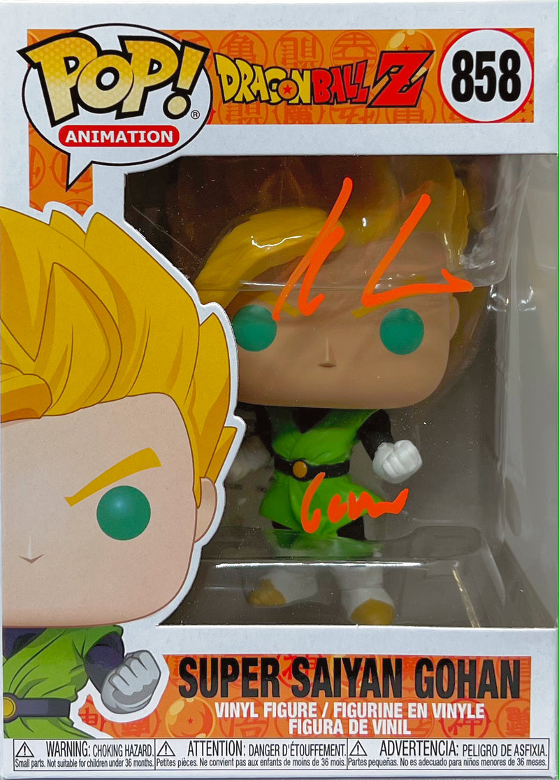 Kyle Hebert autographed signed inscribed Gohan Funko Pop #858 JSA Dragon Ball Z