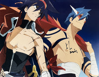 Kyle Hebert autographed inscribed 16x20 photo Gurren Lagann JSA COA Kamina Gohan