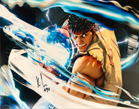 Kyle Hebert autographed signed inscribed 16x20 photo Street Fighter JSA COA Ryu