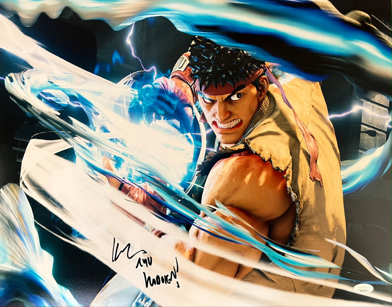 Kyle Hebert autographed signed inscribed 16x20 photo Street Fighter JSA COA Ryu